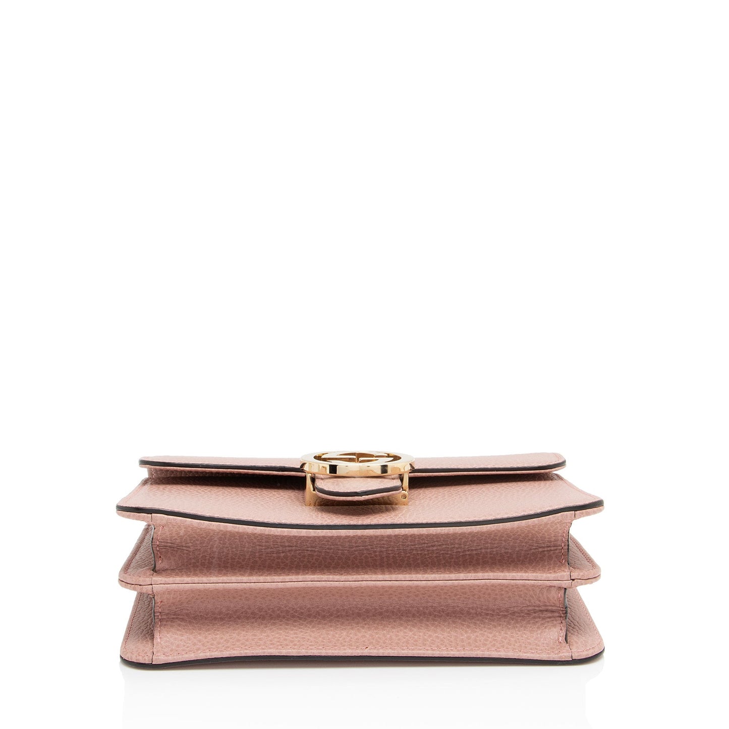 Gucci Grained Calfskin Interlocking G Small Shoulder Bag (SHF-BPuIFX)