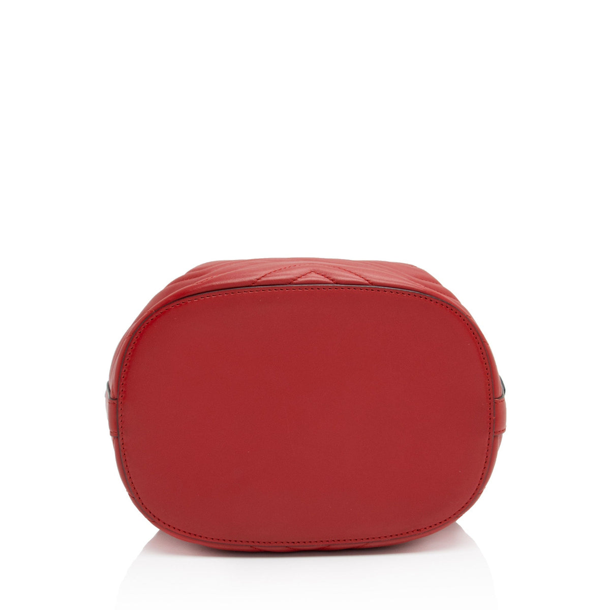 Gucci Matelasse Leather GG Marmont Bucket Bag