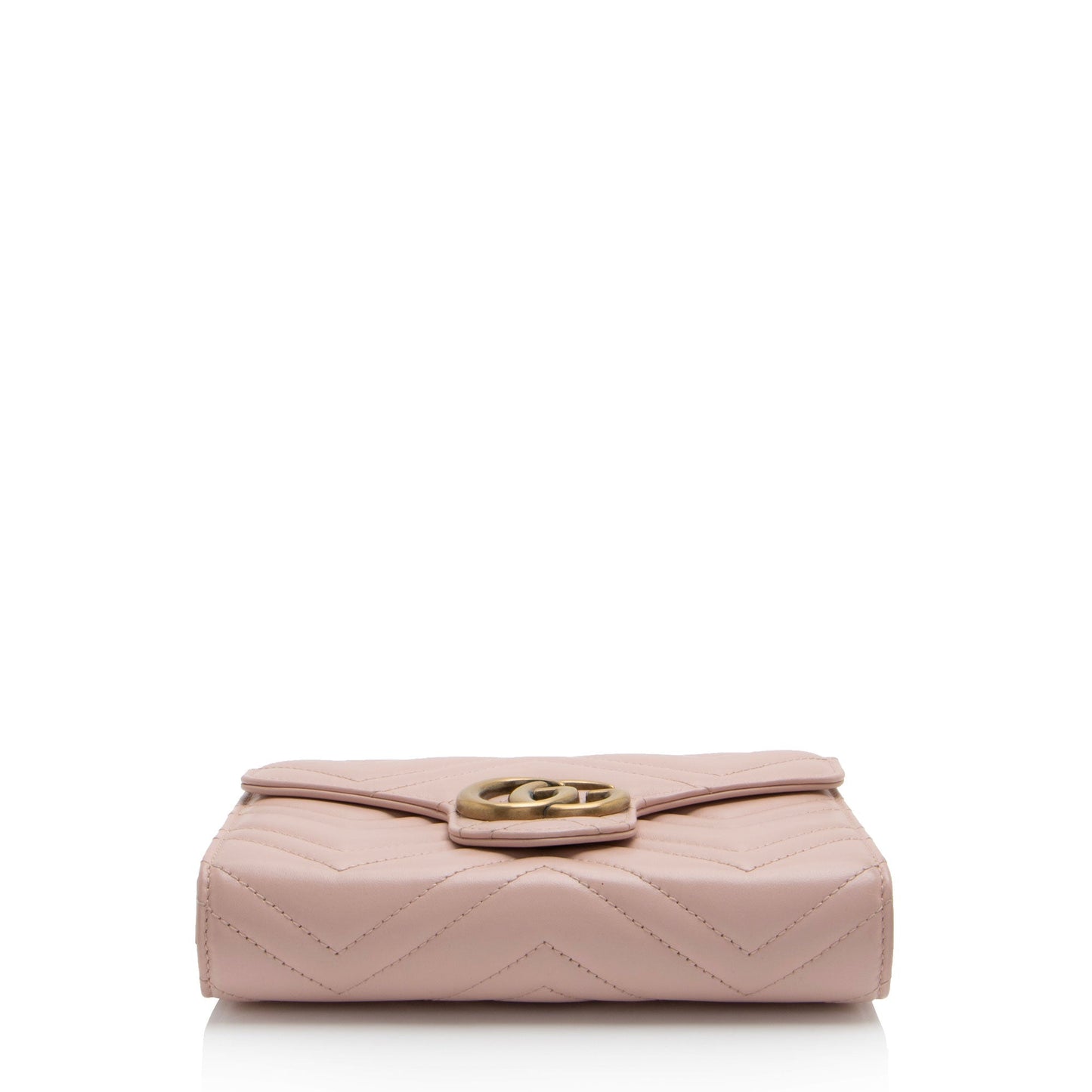 Gucci Matelasse Leather GG Marmont Mini Wallet on Chain