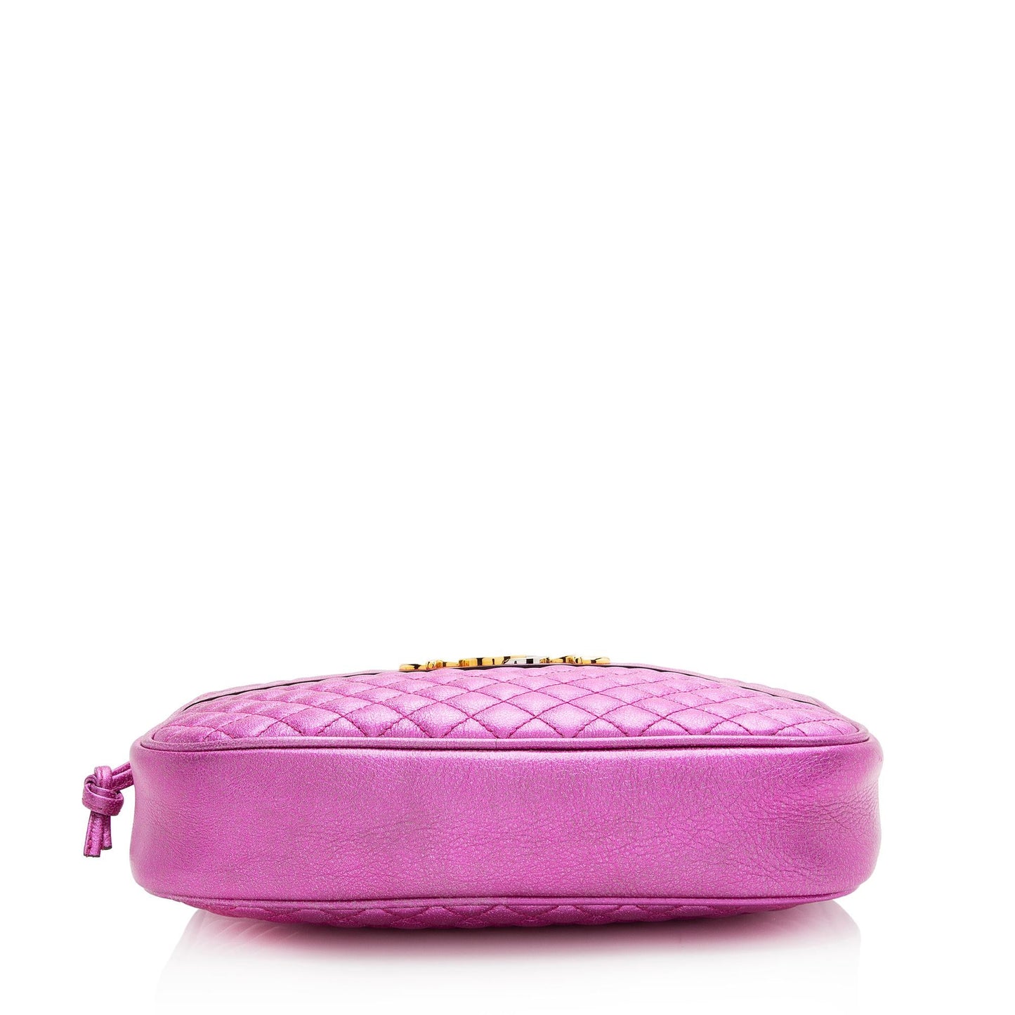 Gucci Metallic Quilted Leather Trapuntata Small Shoulder Bag