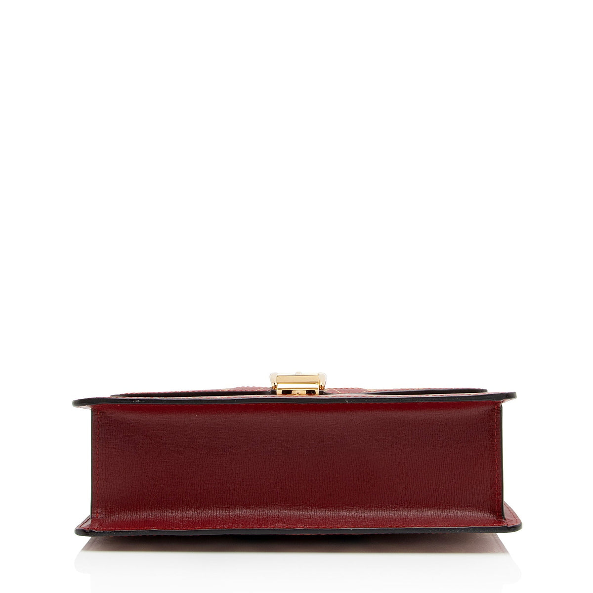 Gucci Printed Calfskin Sylvie Small Shoulder Bag (SHF-6FGtNY)