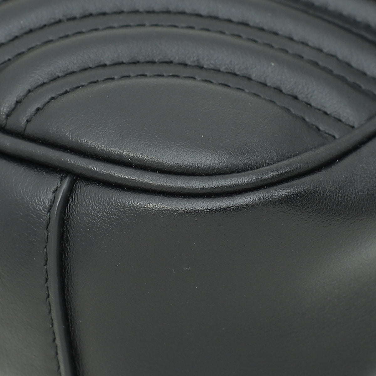 Gucci Black GG Marmont Matelasse Small Shoulder Bag