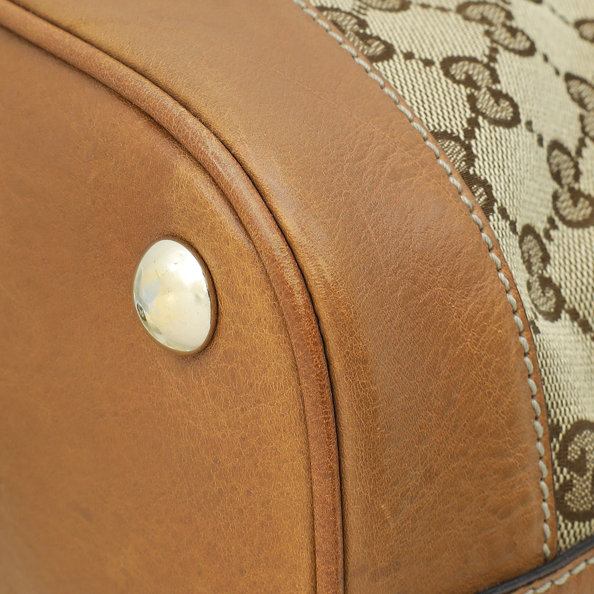 Gucci Bicolor GG Interlocking Dome Satchel Bag