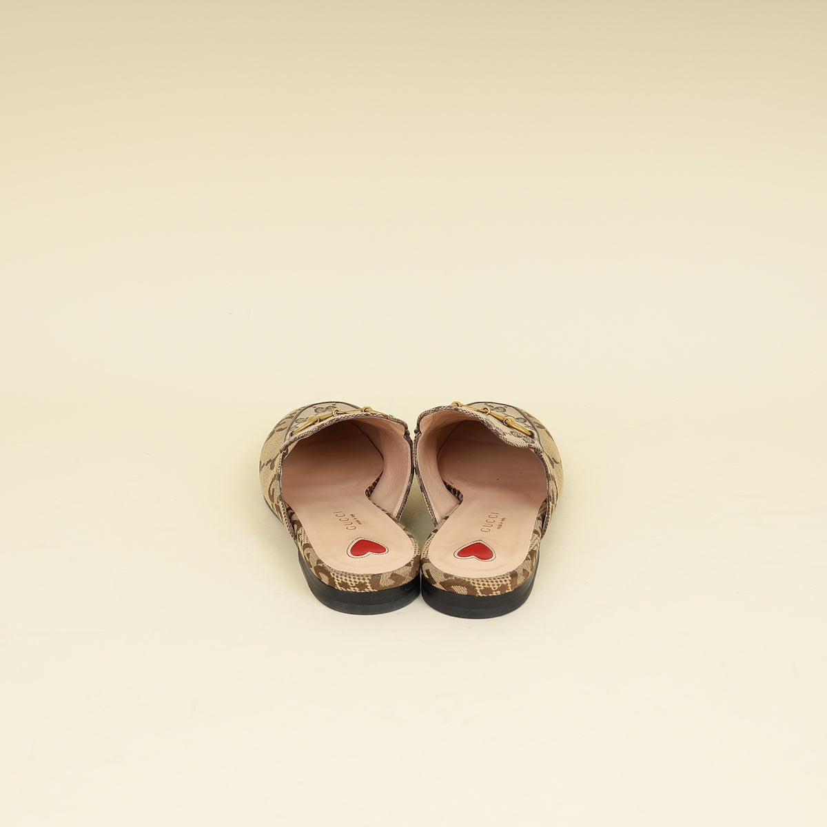 Gucci Ebony GG Princetown Mules 36.5