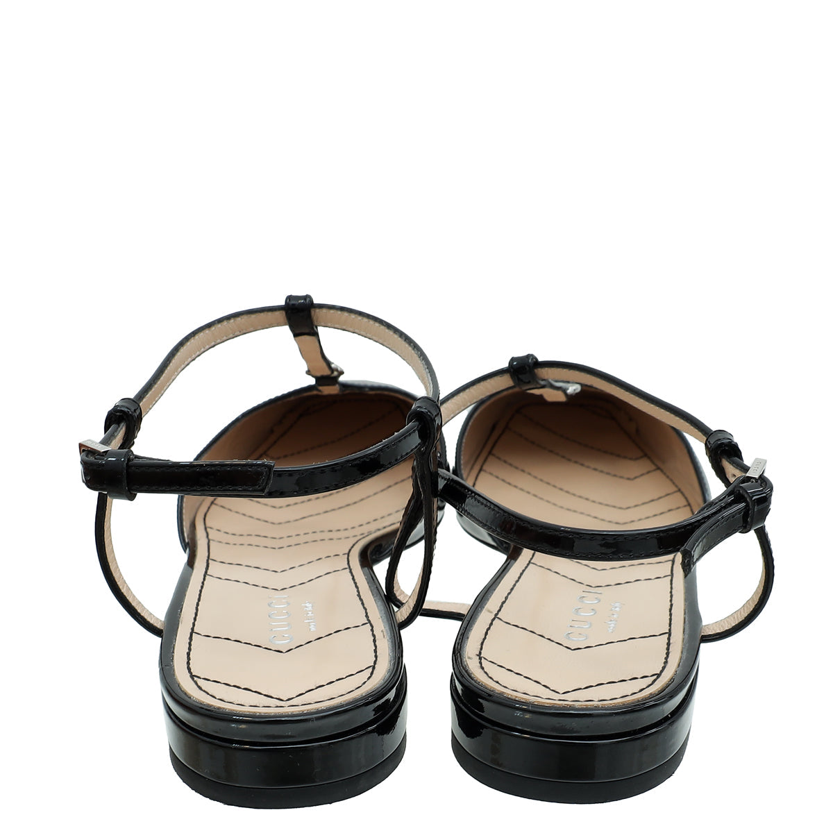 Gucci Black Double G Ballet Flats 37