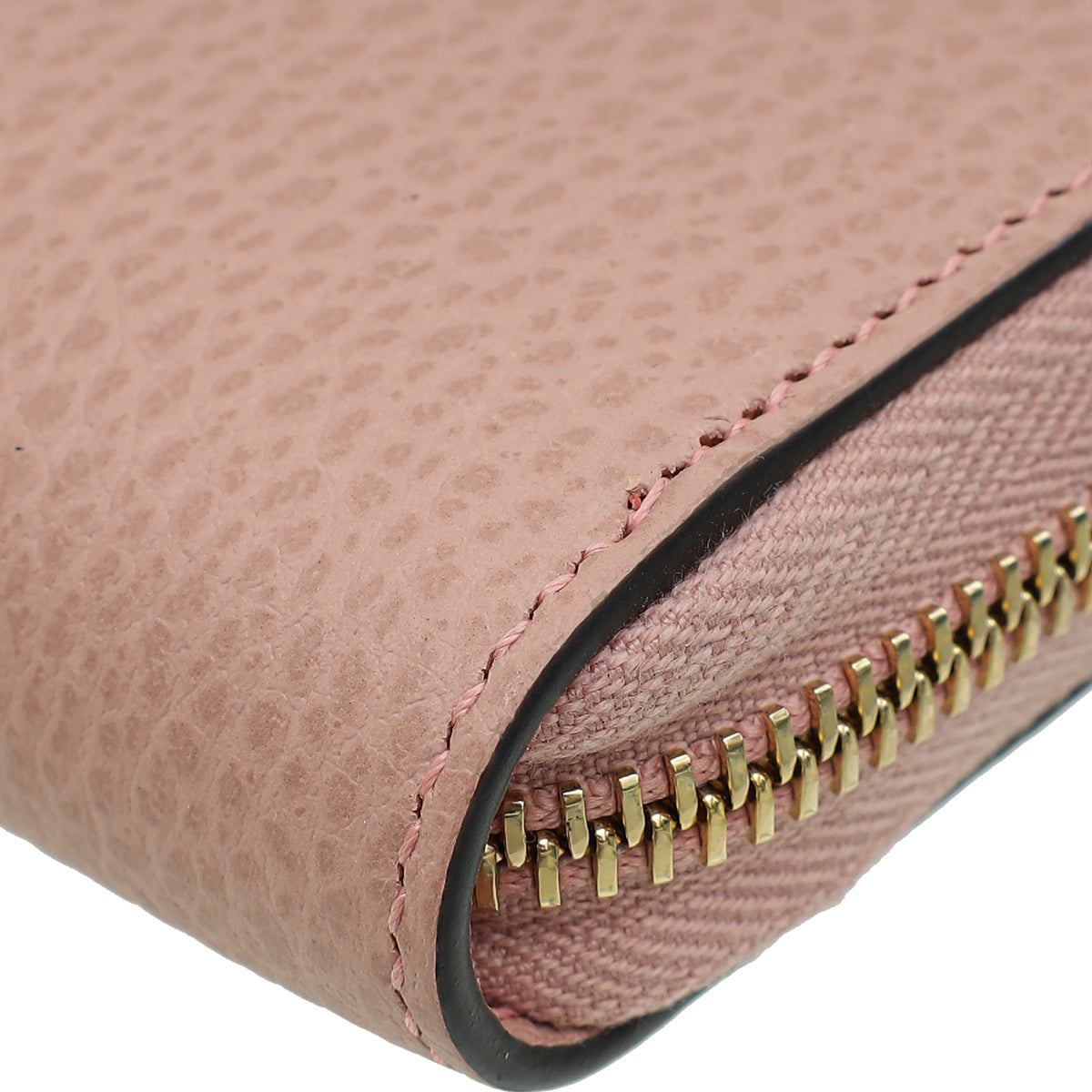 Gucci Pink GG Continental Zippy Wallet