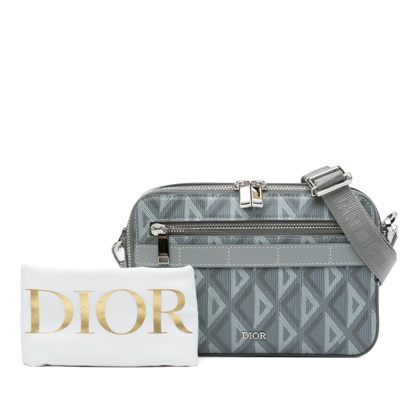 CD Diamond Safari Bag with Strap