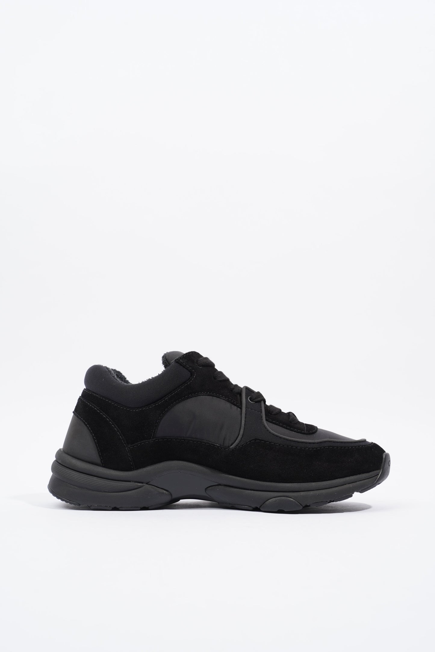 Chanel CC Logo Sneaker Black Re Nylon EU 38 UK 5