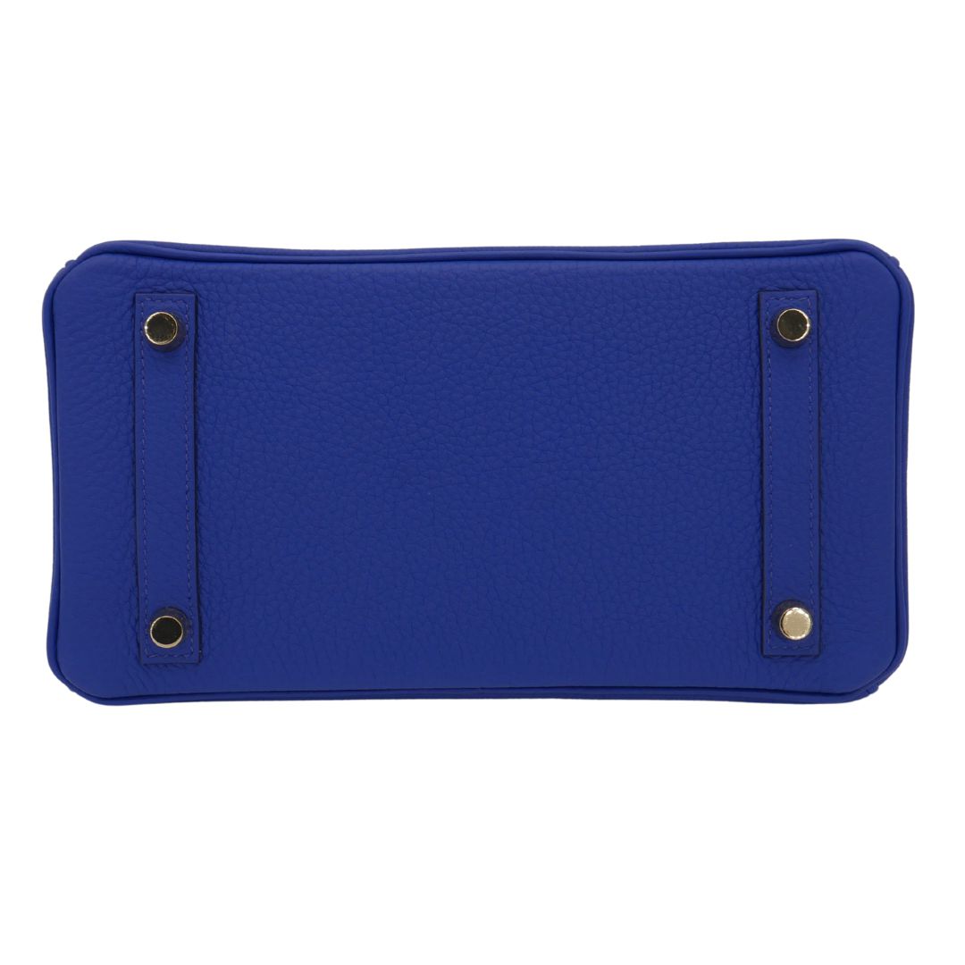 Hermès 25cm Birkin Bleu Royal Togo Leather Gold Hardware
