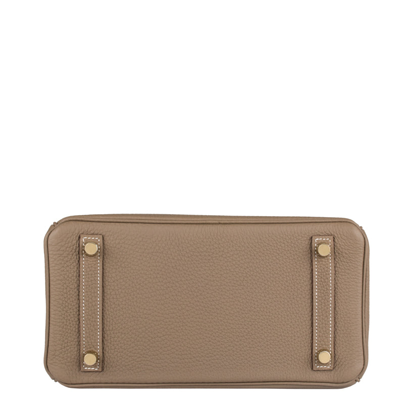 Hermès 25cm Birkin Etoupe Togo Leather Gold Hardware