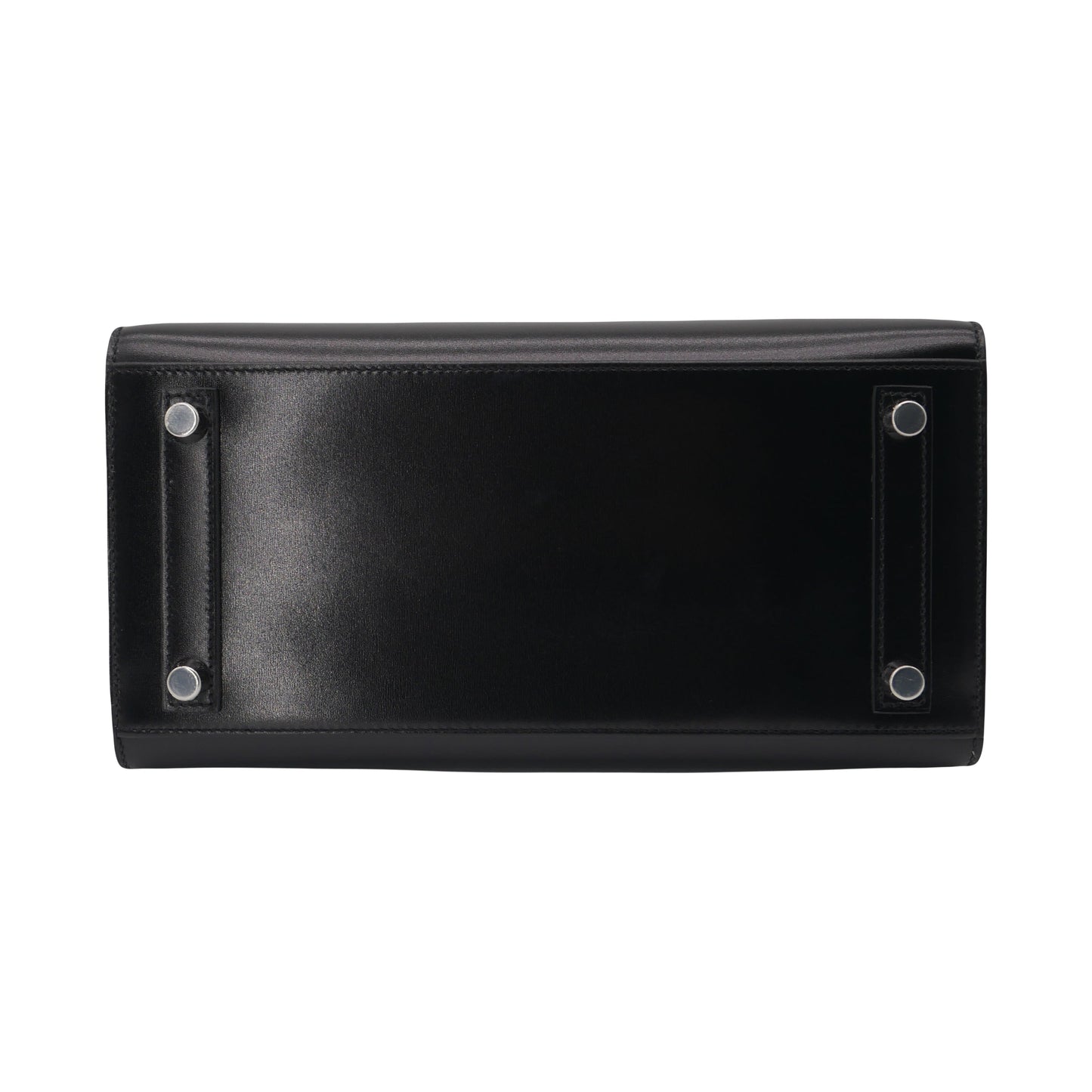 Hermès 25cm Birkin Sellier Black Box Calf Leather Palladium Hardware