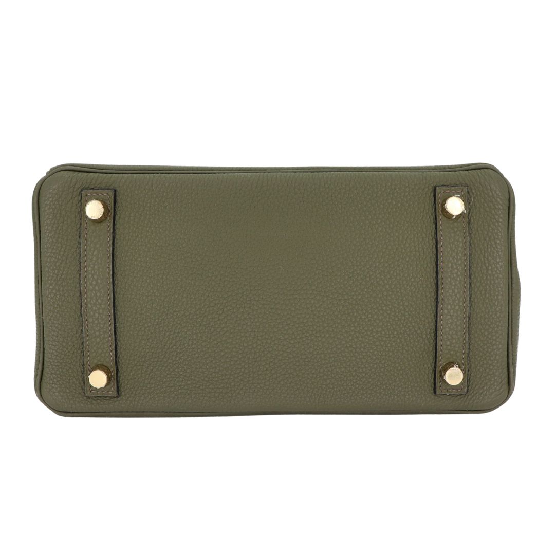 Hermès 25cm Birkin Vert Olive Togo Leather Gold Hardware