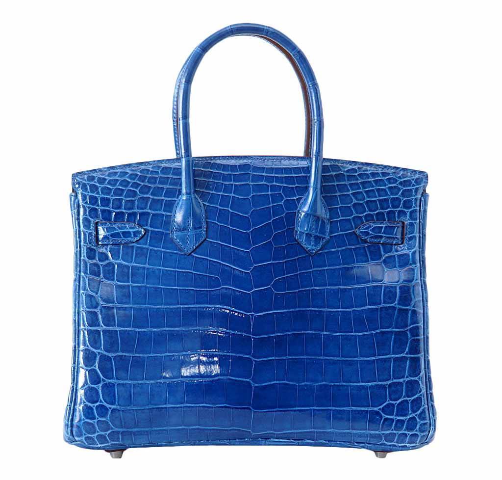 Hermès Birkin 30 Crocodile Mykonos Bag