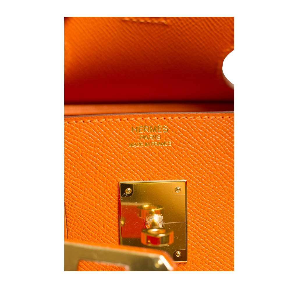 Hermès Birkin 30 Bag Orange GHW