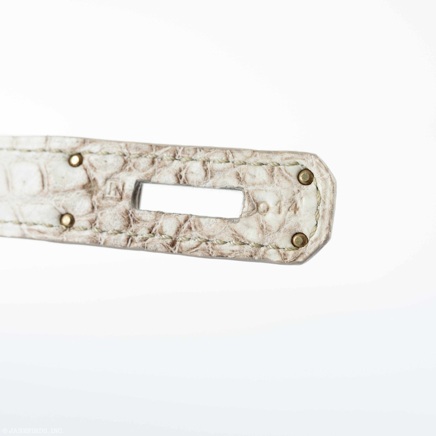 Hermès Birkin 30 White Himalayan Niloticus Crocodile Palladium Hardware