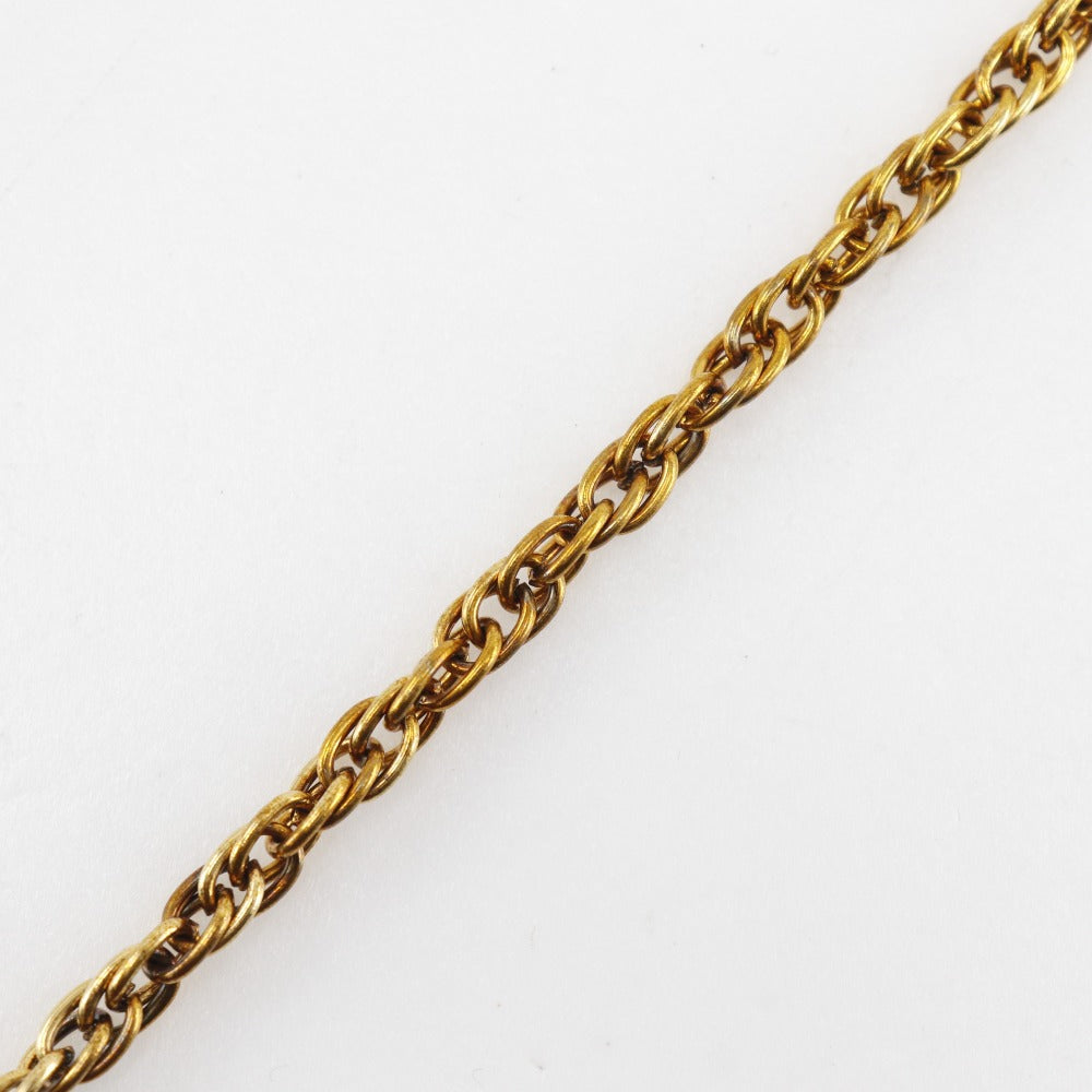 CHANEL Necklace Plated Gold gold vintage COCO Mark