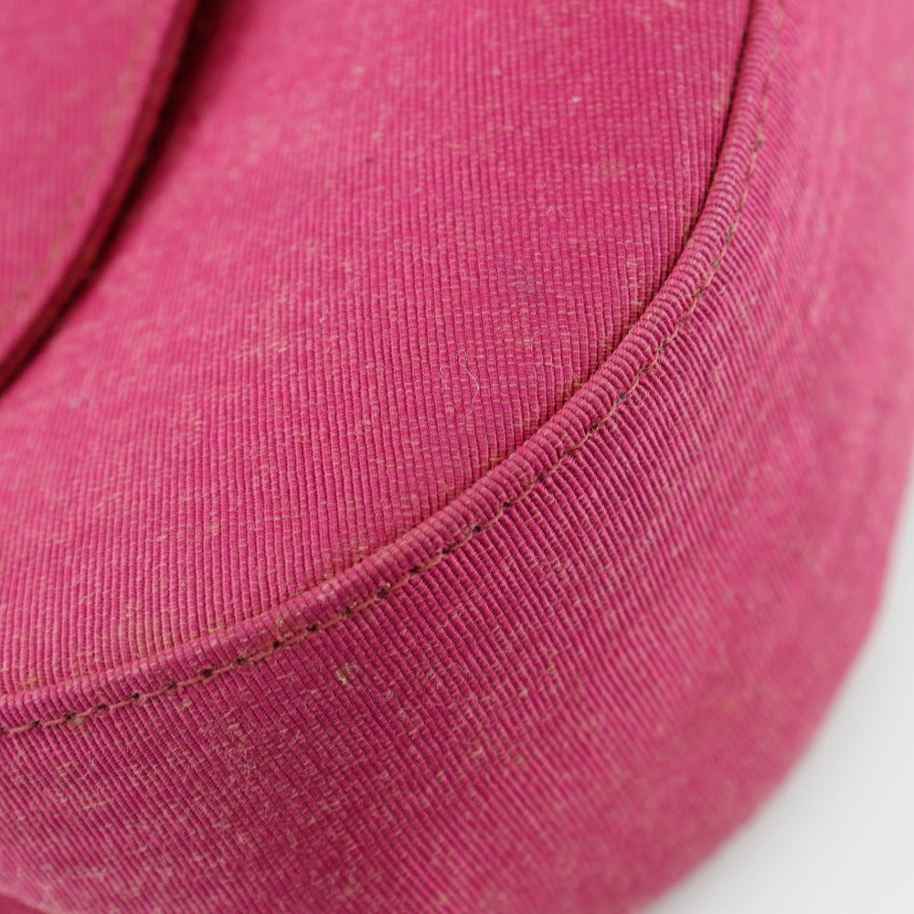 CHANEL Handbag cotton pink Party bag Mini Coco Handle