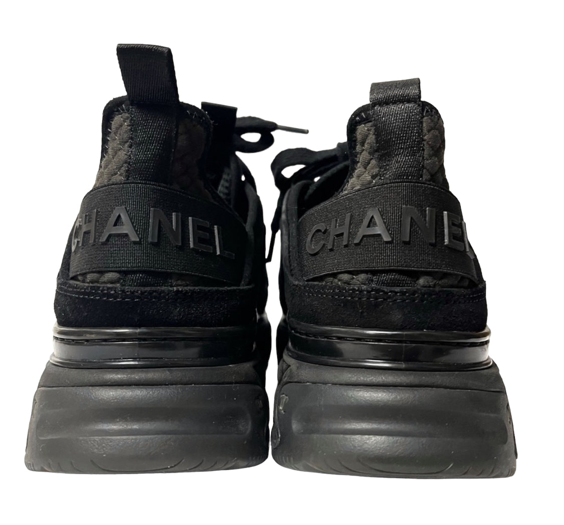 Chanel cc black Sneakers, size 37