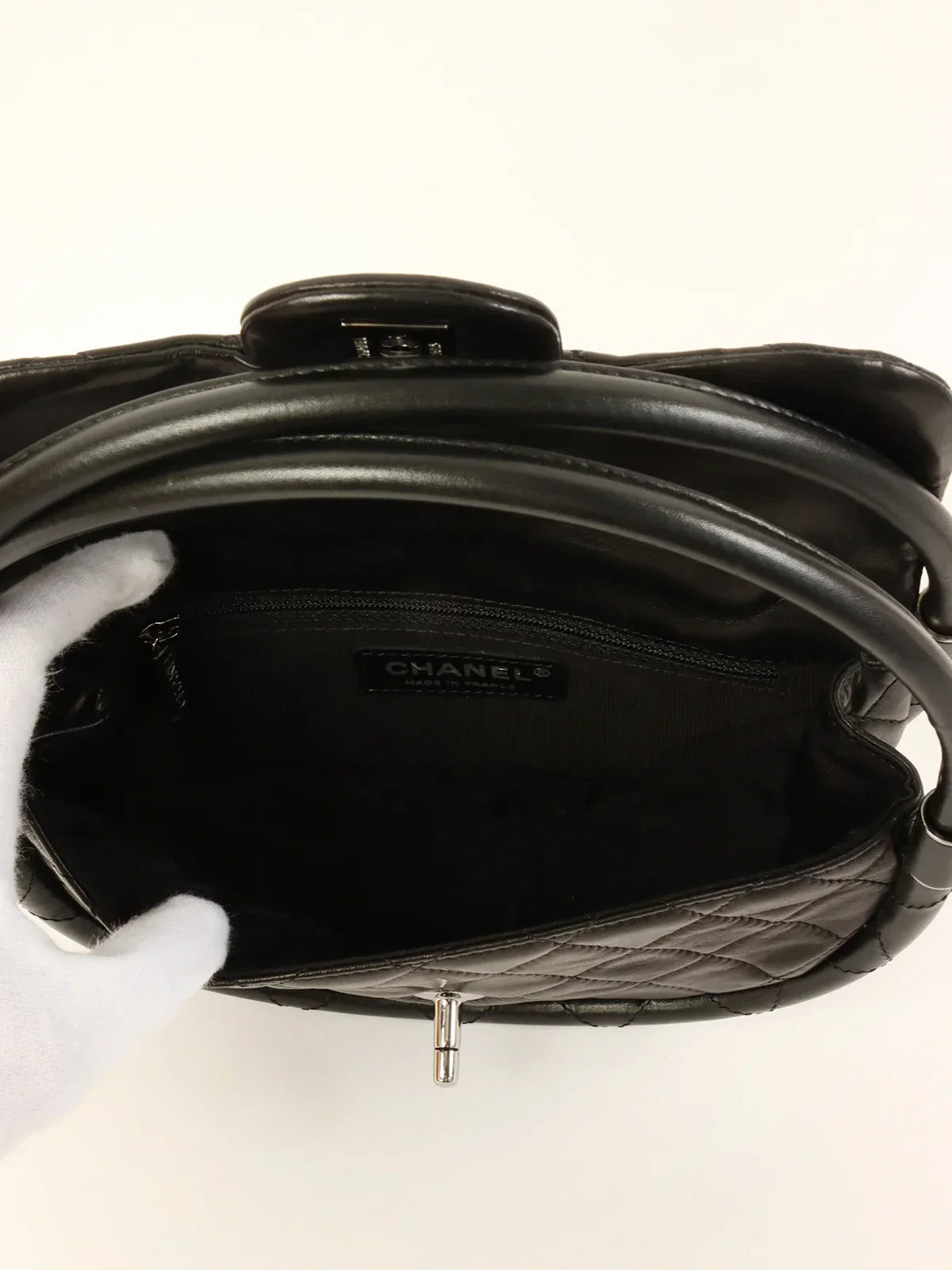 Chanel Around Made Hula Hoop Bag Mini Black