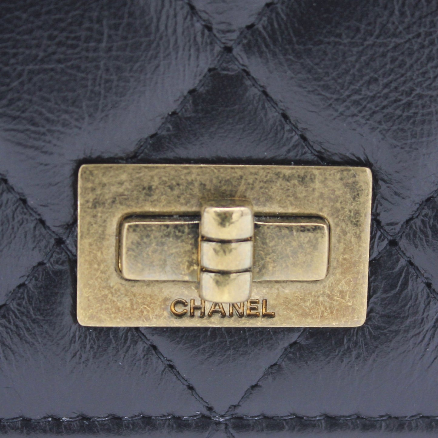 Aged Calfskin Reissue Wallet On Chain WOC Black
