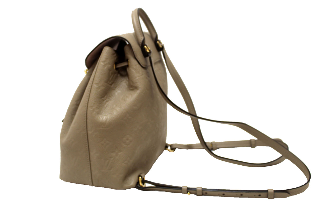 Louis Vuitton Turtledove Monogram Empreinte Leather Montsouris MM Backpack
