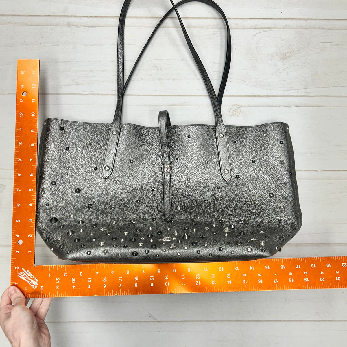 Tote Designer By Coach, Size: Large