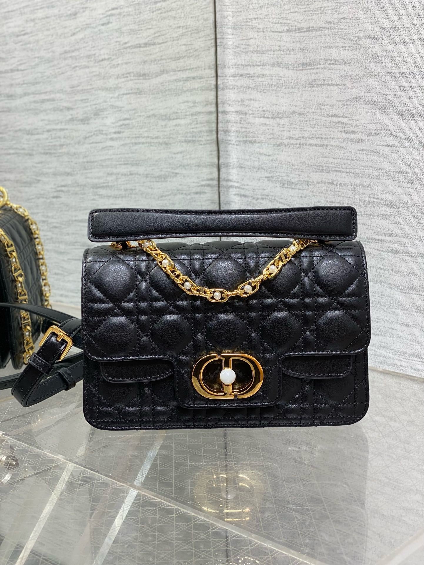 DR377 Small Dior Jolie Top Handle Bag / 8.5x5.5x3inches / HIGHEST QUALITY VERSION