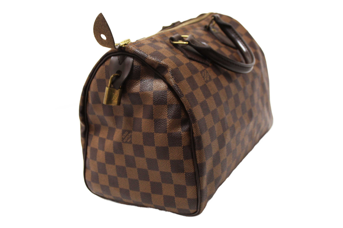 Louis Vuitton Damier Ebene Speedy 30 Handbag