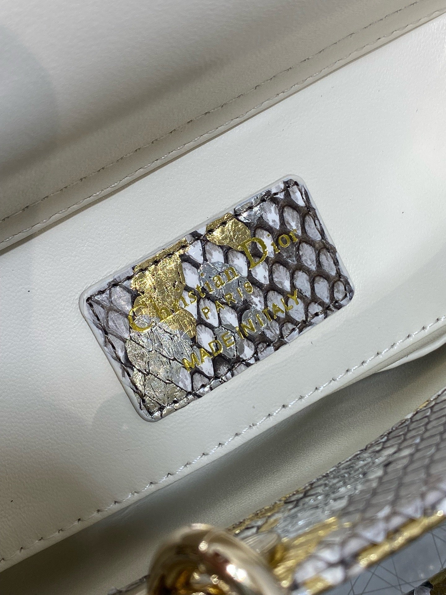 DR532 Small Lady D-Joy Bag(Snakeskin) / 8.5 x 4.5 x 2.5 inches / HIGHEST QUALITY VERSION