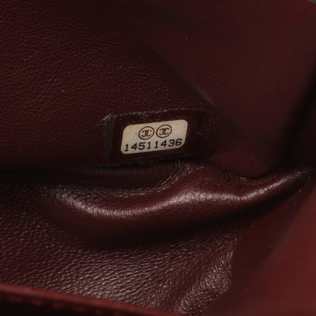 Chanel - Maxi 2.55 Handbag - Black Quilted Aged Calfskin RHW - 2011 -