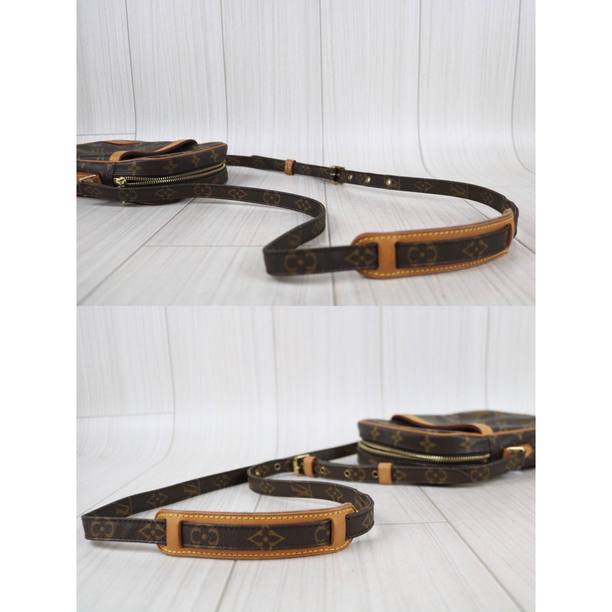 Rank A | LV Monogram Danube Shoulder Bag |012210