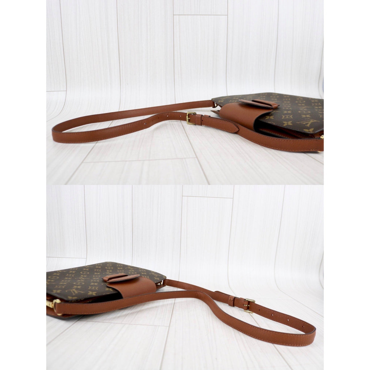 Rank A | LV Monogram Courcelles Shoulder bag |012208