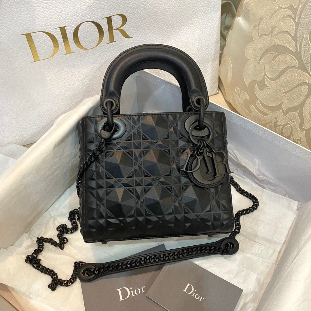 DR308 Mini Lady Dior Bag / HIGHEST QUALITY VERSION / 6.5 x 6 x 3 inches