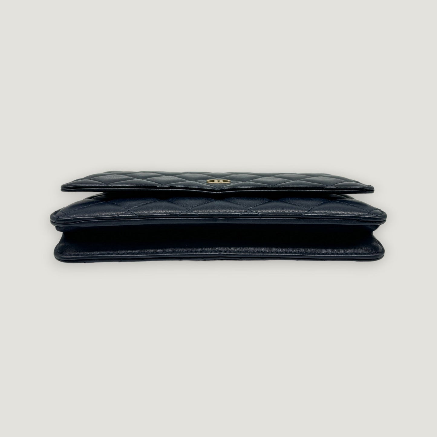 CHANEL WALLET ON CHAIN BAG | NAVY BLUE