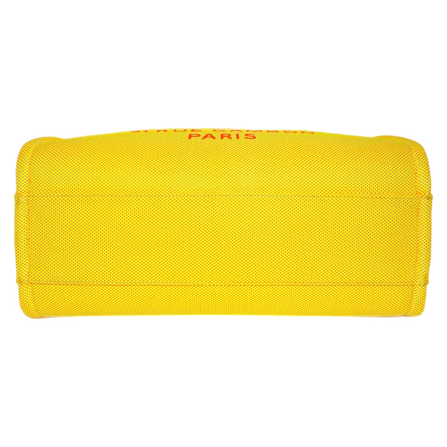 Chanel Neon Yellow Orange Deauville