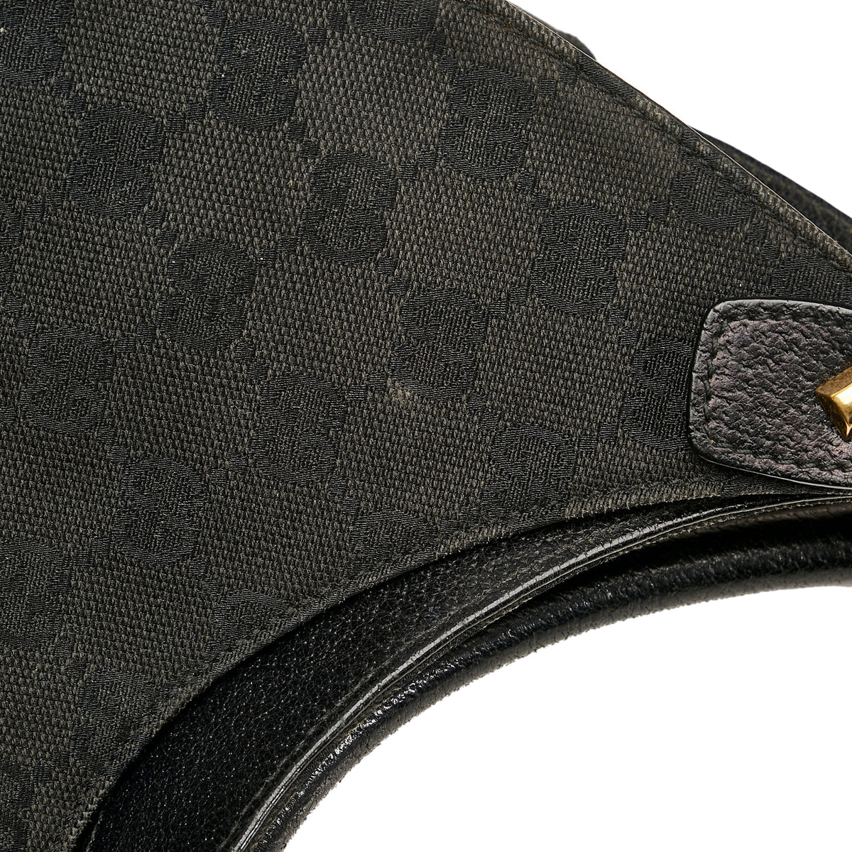 Gucci GG Canvas Nailhead Jackie Shoulder Bag