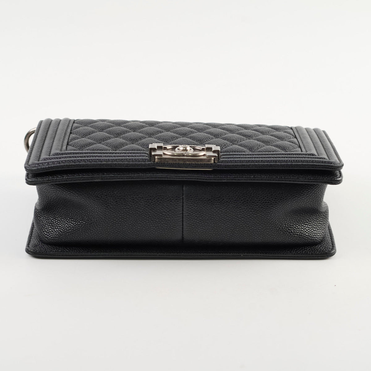 Chanel Old Medium Caviar Boy Black Series 20