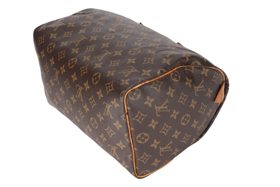 LOUIS VUITTON SPEEDY 30 (M41526) MONOGRAM CANVAS GOLD HARDWARE, NO DUST COVER