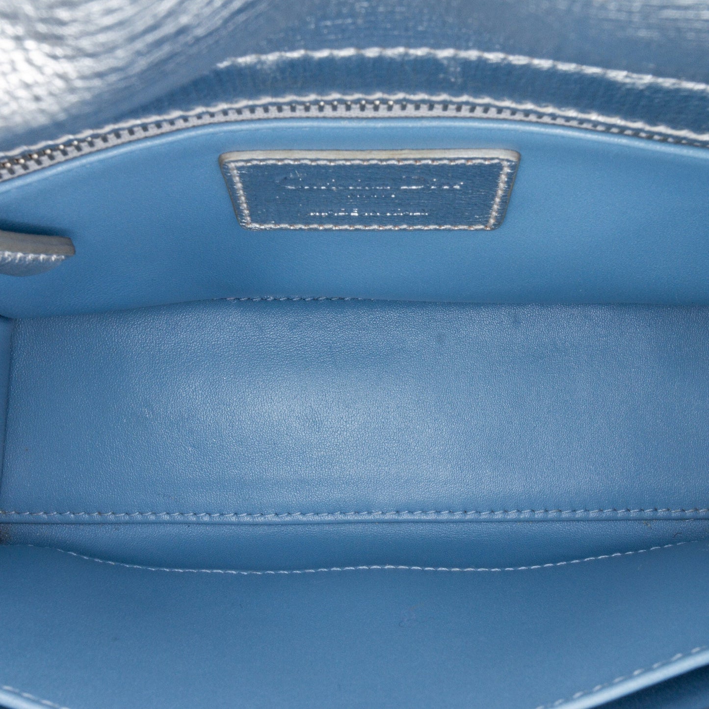 Small Metallic Grained Calfskin Cannage My ABCDior Lady Dior