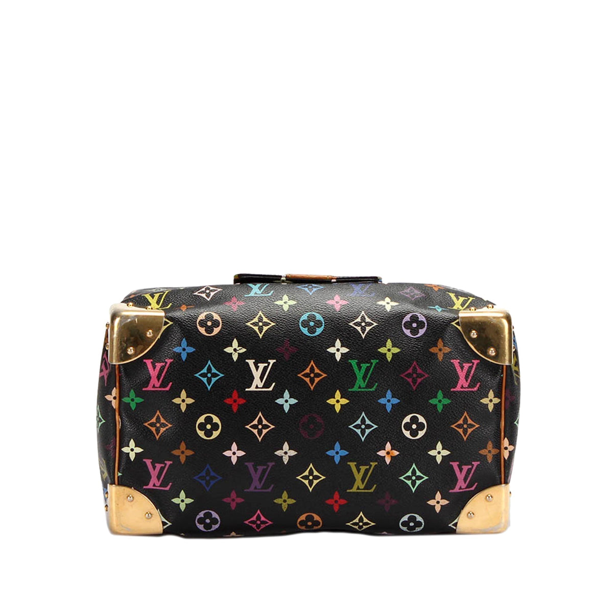 Louis Vuitton Speedy 30 Black Multicolor Monogram Canvas