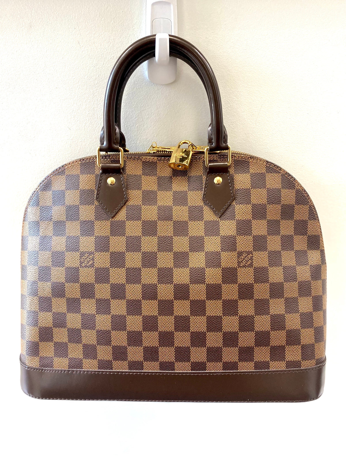 LOUIS VUITTON DAMIER EBENE ALMA PM