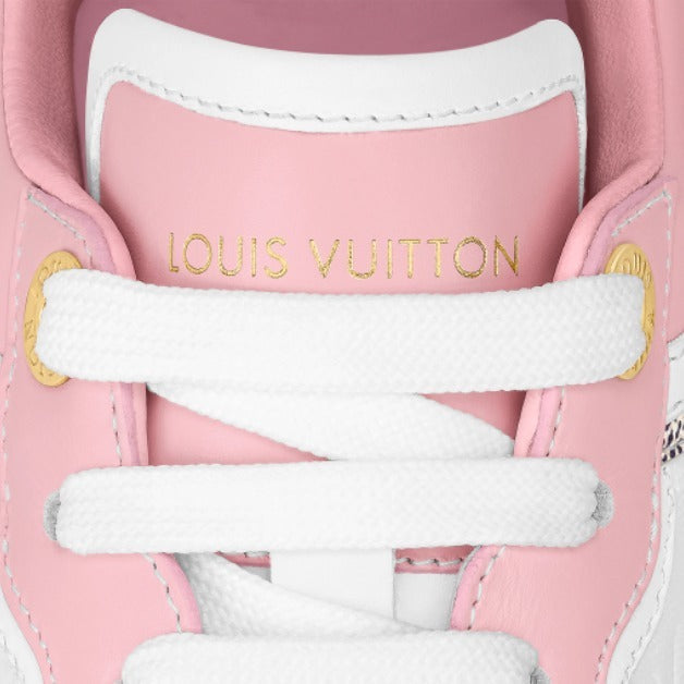 LOUIS VUITTON MONOGRAM EMBOSSED CALFSKIN DAMIER AZUR TIME OUT SNEAKERS