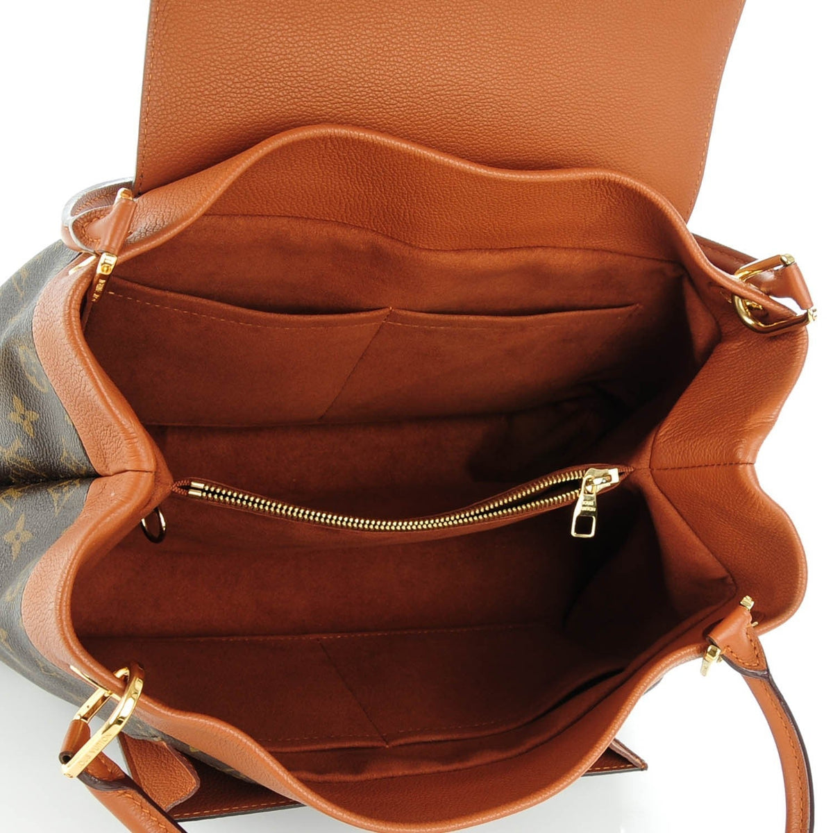 LOUIS VUITTON MONOGRAM OLYMPE CAMEL SHOULDER BAG