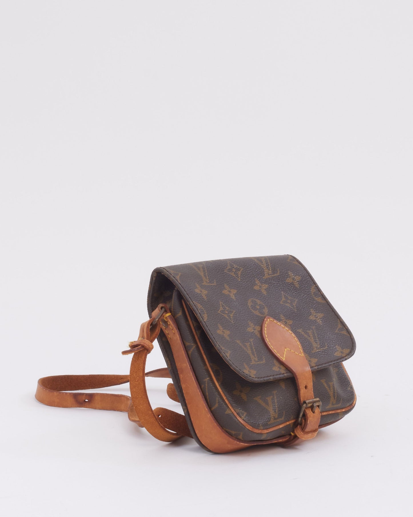 Louis Vuitton Vintage Monogram Mini Cartouchiere Crossbody