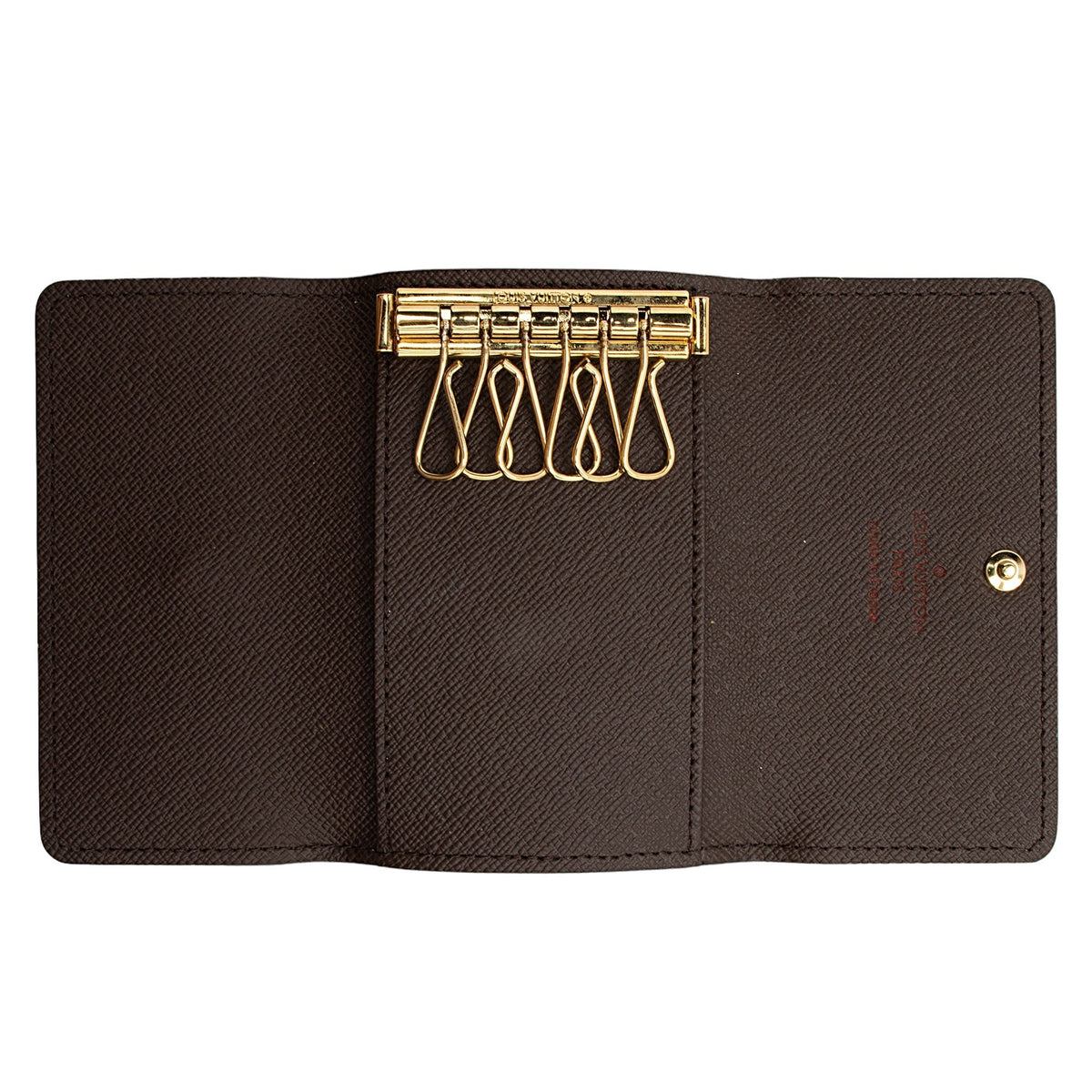 Louis Vuitton Damier Ebene 6 Key Holder (SHF-Kstybg)