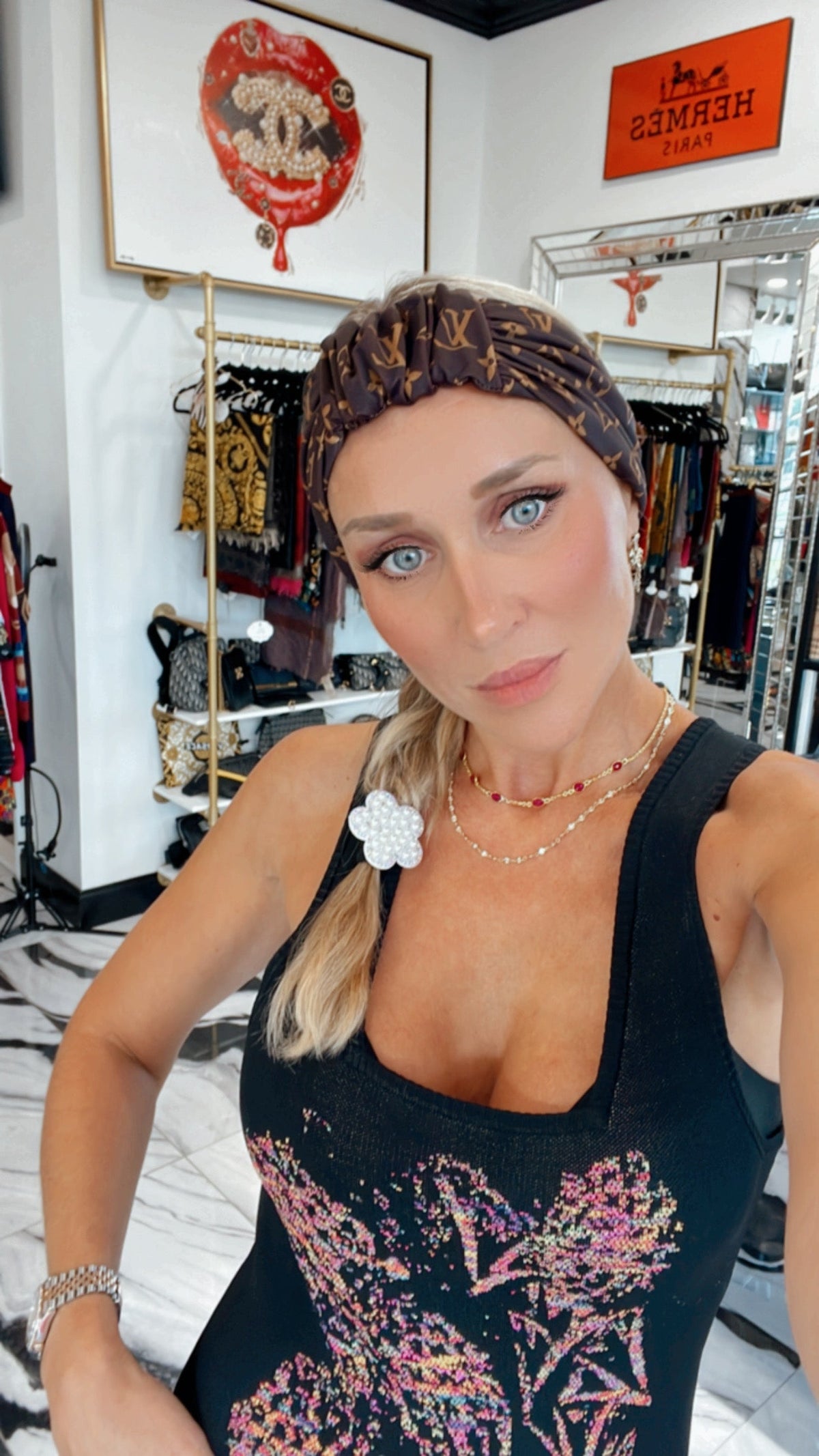 LOUIS VUITTON 2020 MONOGRAM HEADBAND