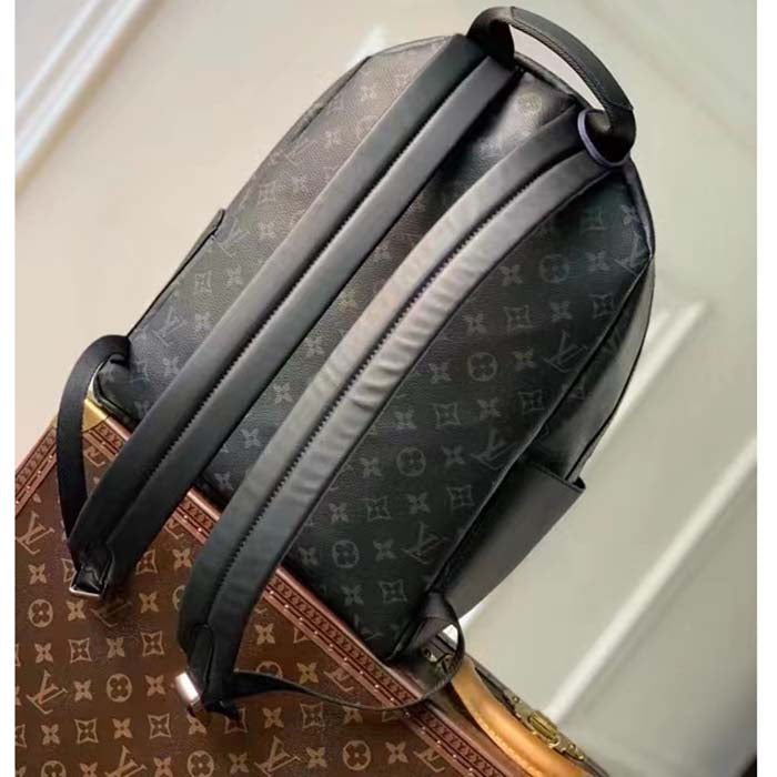 Louis Vuitton LV Unisex Discovery Backpack PM Monogram Eclipse Coated Canvas Cowhide Leather