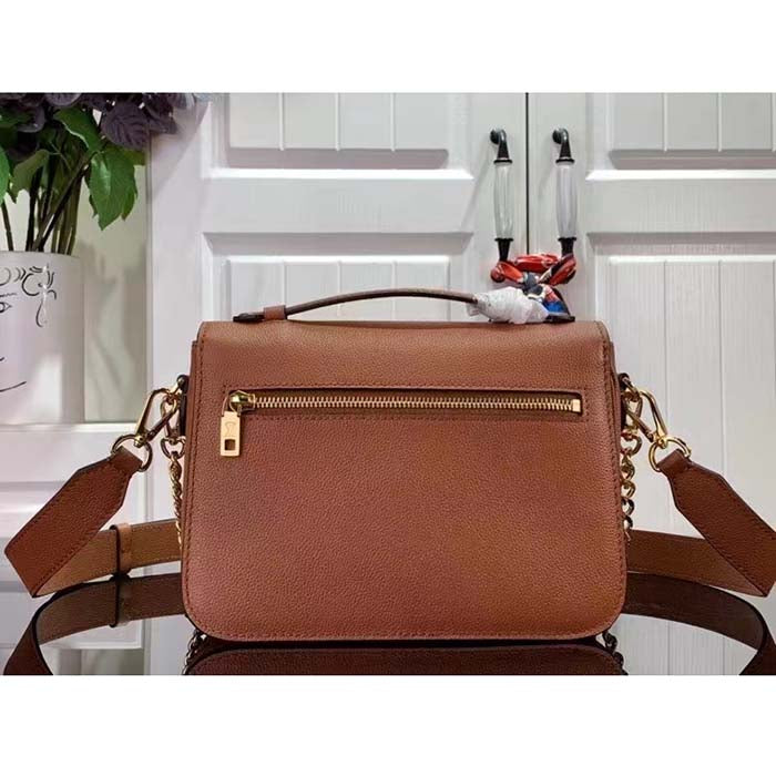 Louis Vuitton LV Women Oxford Cognac Grained Calf Leather Microfiber Lining