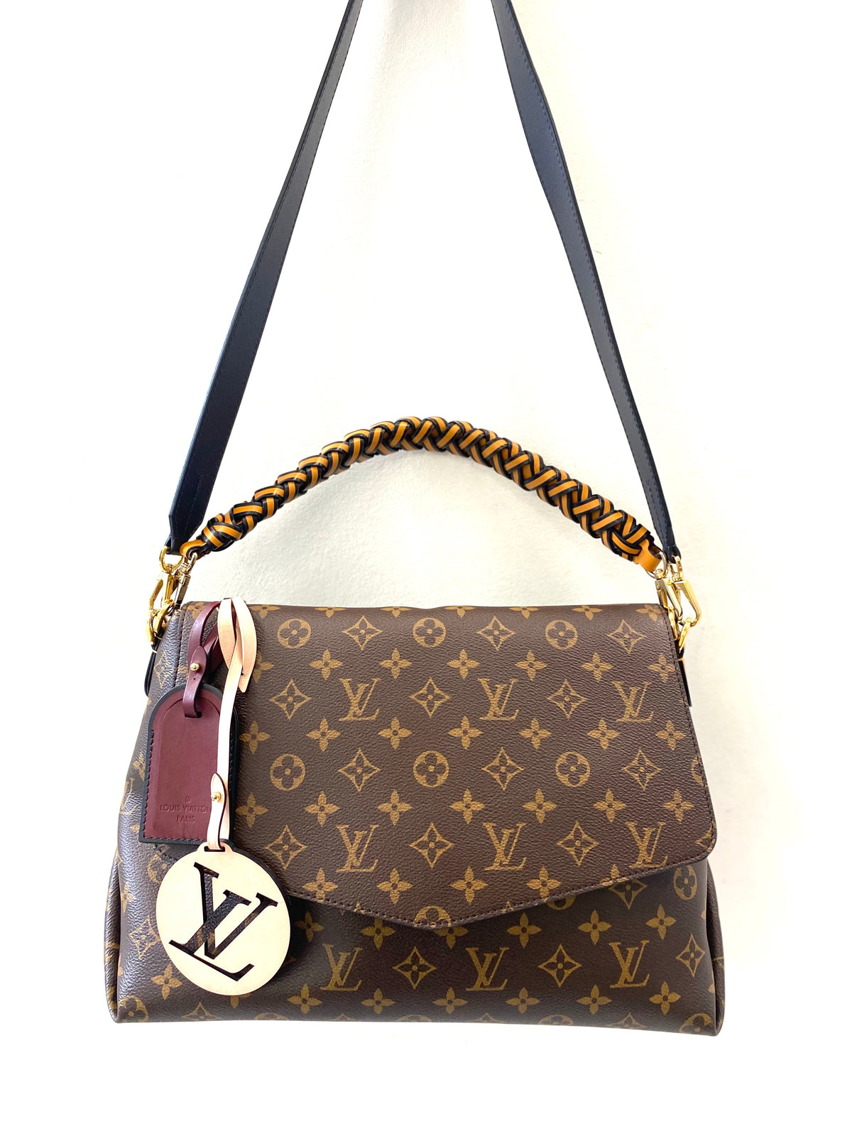 LOUIS VUITTON MONOGRAM BEAUBOURG MM BAG-SAFRAN IMPERIAL