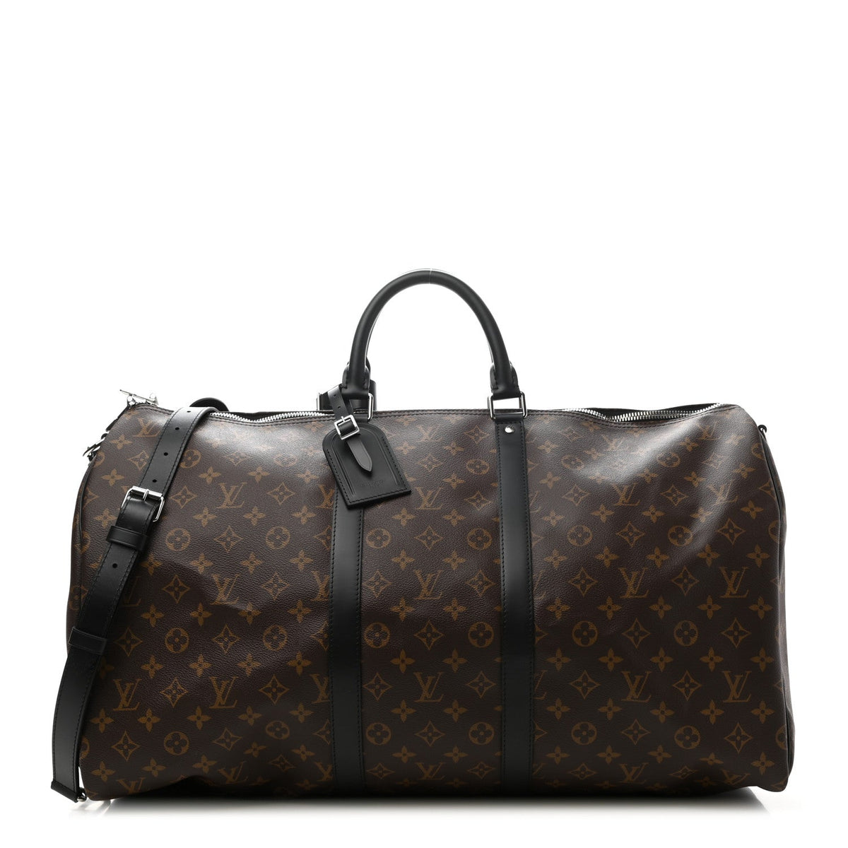 LOUIS VUITTON MONOGRAM MACASSAR KEEPALL BANDOULLIERE 55